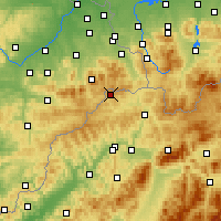 Nearby Forecast Locations - Horní Lomná - 
