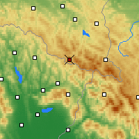 Nearby Forecast Locations - Żubracze - 