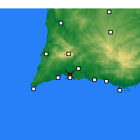 Nearby Forecast Locations - Portimão - 