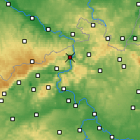 Nearby Forecast Locations - Děčín - 