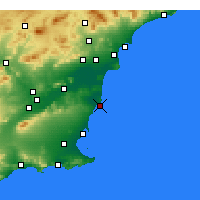 Nearby Forecast Locations - Torrevieja - 