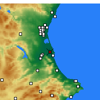 Nearby Forecast Locations - Sueca - 
