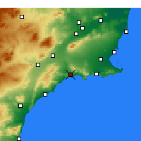Nearby Forecast Locations - Mazarrón - 