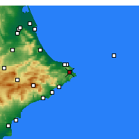 Nearby Forecast Locations - Xàbia - 