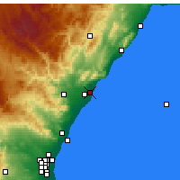 Nearby Forecast Locations - Benicàssim - 