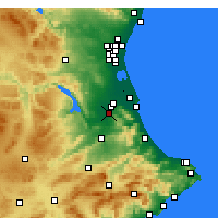 Nearby Forecast Locations - Carcaixent - 