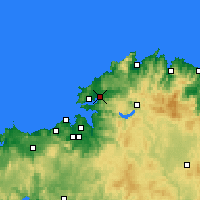 Nearby Forecast Locations - Narón - 