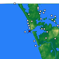 Nearby Forecast Locations - Manukau Harbour Entrance - 