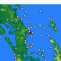 Nearby Forecast Locations - Tāwharanui Peninsula - 