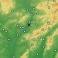 Nearby Forecast Locations - Uherské Hradiště - 