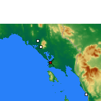Nearby Forecast Locations - Trat - 