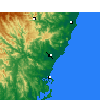 Nearby Forecast Locations - Taree - 