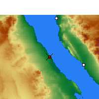 Nearby Forecast Locations - Ras Ghareb - 