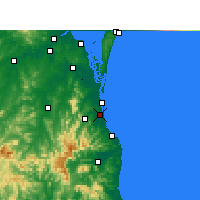 Nearby Forecast Locations - Gold Coast - 