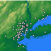 Nearby Forecast Locations - Hackensack - 