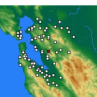 Nearby Forecast Locations - Castro Valley - 