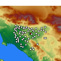 Nearby Forecast Locations - Chino Hills - 