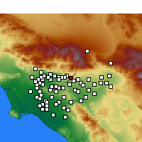 Nearby Forecast Locations - Claremont - 