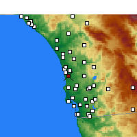Nearby Forecast Locations - Del Mar - 