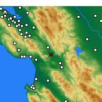 Nearby Forecast Locations - Gilroy - 