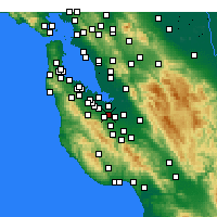 Nearby Forecast Locations - Mountain View - 