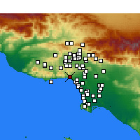 Nearby Forecast Locations - Pacific Palisades - 
