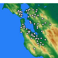 Nearby Forecast Locations - San Mateo - 