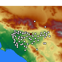 Nearby Forecast Locations - Upland - 