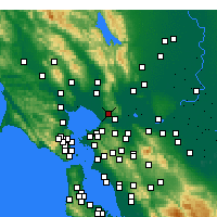 Nearby Forecast Locations - Vallejo - 