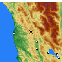 Nearby Forecast Locations - Willits - 