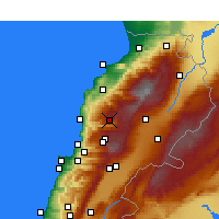 Nearby Forecast Locations - El Laqloûq - 