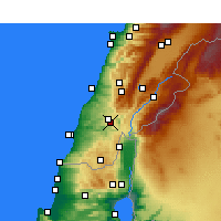 Nearby Forecast Locations - Qana - 
