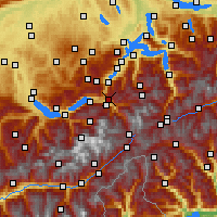 Nearby Forecast Locations - Hasliberg - Χάρτης