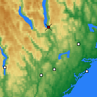 Nearby Forecast Locations - Tveitsund - 