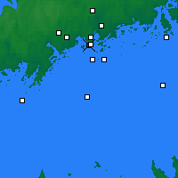 Nearby Forecast Locations - Vanhakaupunki - Χάρτης