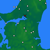 Nearby Forecast Locations - Άλμποργκ - Χάρτης