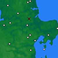 Nearby Forecast Locations - Hald - Χάρτης