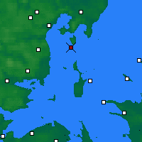 Nearby Forecast Locations - Sletterhage - Χάρτης
