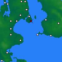 Nearby Forecast Locations - Dragør - Χάρτης