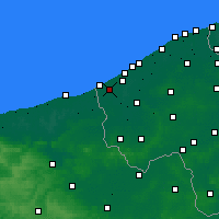 Nearby Forecast Locations - Koksijde - 