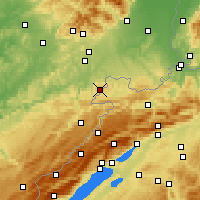 Nearby Forecast Locations - Fahy - Χάρτης