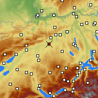 Nearby Forecast Locations - Langenthal - Χάρτης