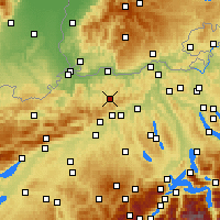 Nearby Forecast Locations - Rünenberg - Χάρτης