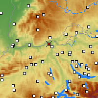 Nearby Forecast Locations - Leibstadt - Χάρτης