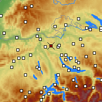 Nearby Forecast Locations - Lägern - Χάρτης