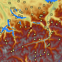 Nearby Forecast Locations - Γκλάρους - Χάρτης