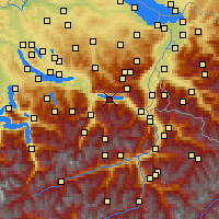 Nearby Forecast Locations - Quarten - Χάρτης