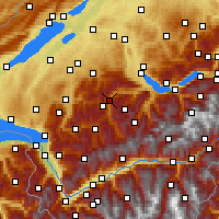 Nearby Forecast Locations - Boltigen - Χάρτης