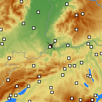 Nearby Forecast Locations - Βασιλεία - Χάρτης
