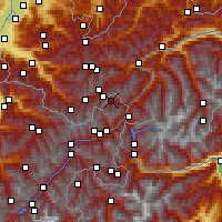 Nearby Forecast Locations - Samnaun - Χάρτης